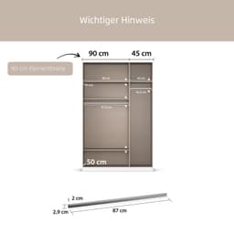 rauch Kleiderstange | Grau