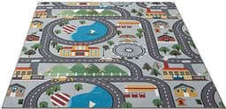 the carpet Teppich Happy Life | Grau