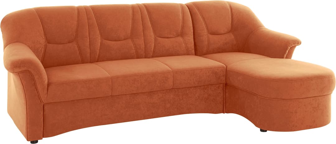 DOMO collection Ecksofa Sarafina | Terrakotta