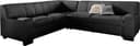 DOMO collection Ecksofa Norma Top | Schwarz 2
