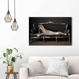 Reinders! Wandbild Leopard Chic Panther | Braun
