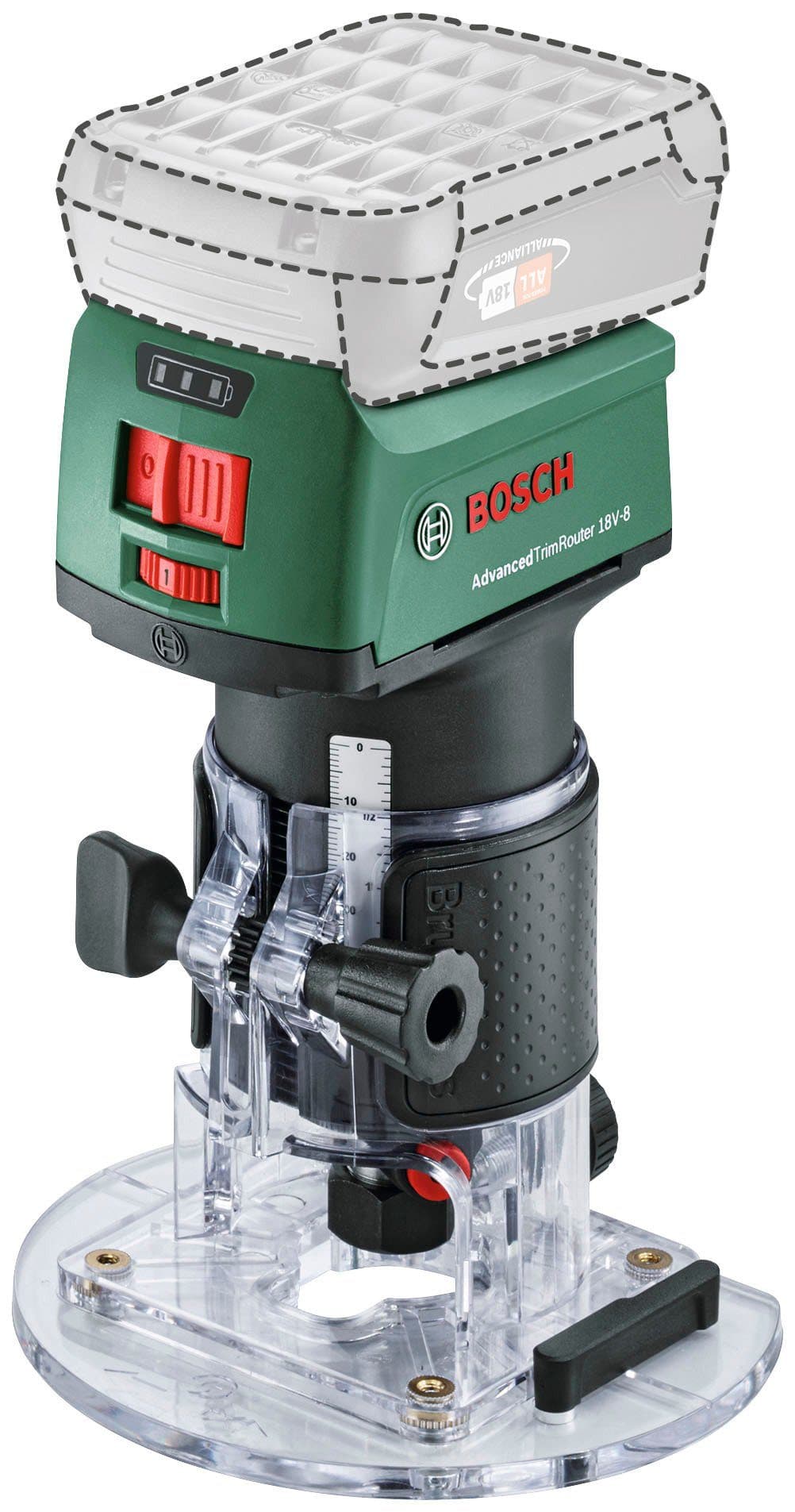 Bosch Home & Garden AdvancedTrimRouter 18V-8 | Grün