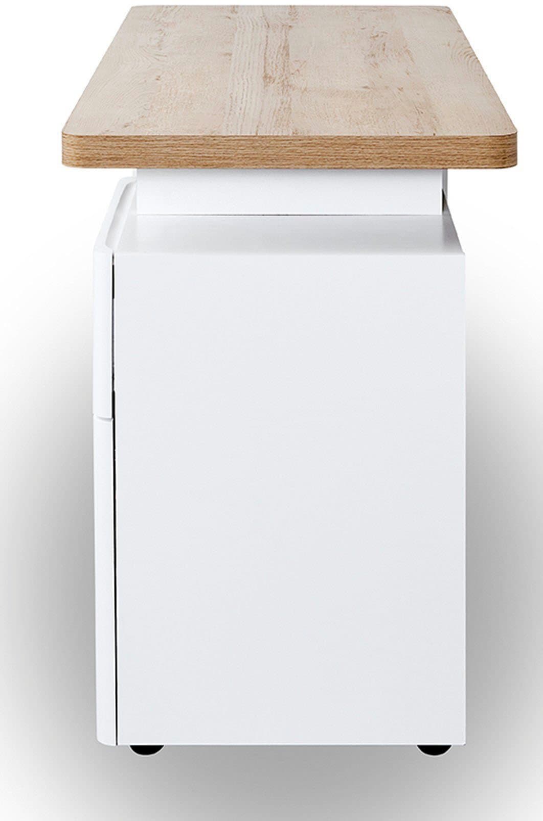 Jahnke Schreibtisch CU-LIBRE 122 | Weiß