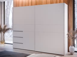 FORTE Schwebetürenschrank | Weiß