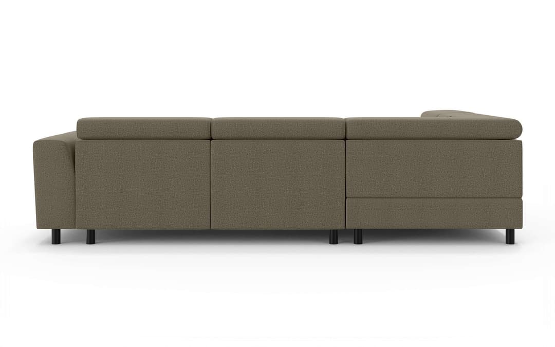 OTTO home Ecksofa AADEN Schlafsofa 254 cm | Braun