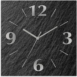 Artland Wanduhr Schiefer | Grau