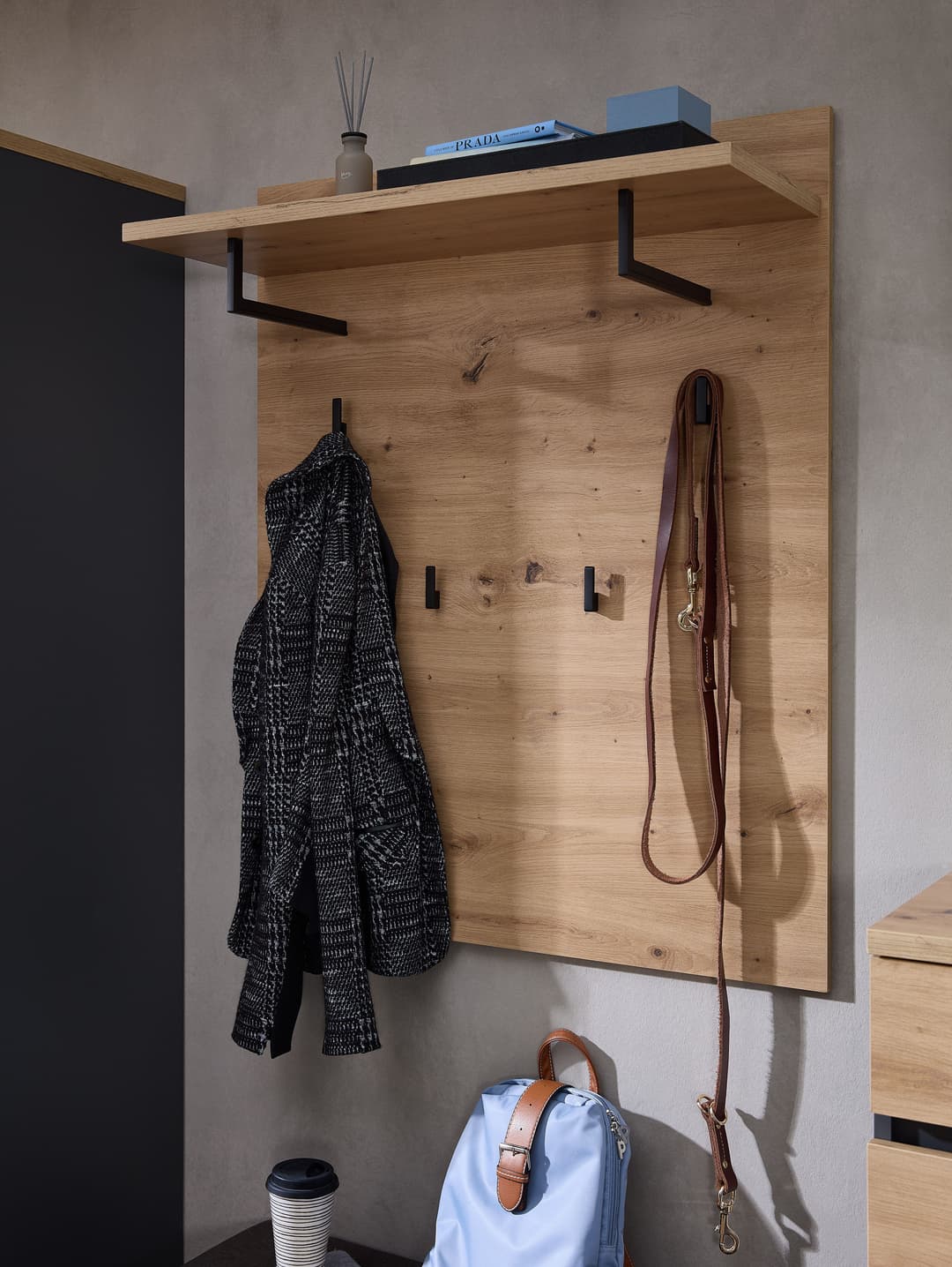 OTTO home Regal Bergen Garderobenpaneel | Holztöne