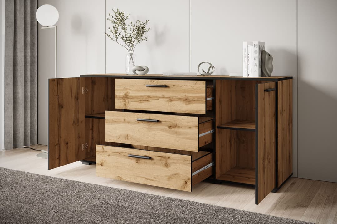 Home affaire Sideboard BOGOTA | Holztöne