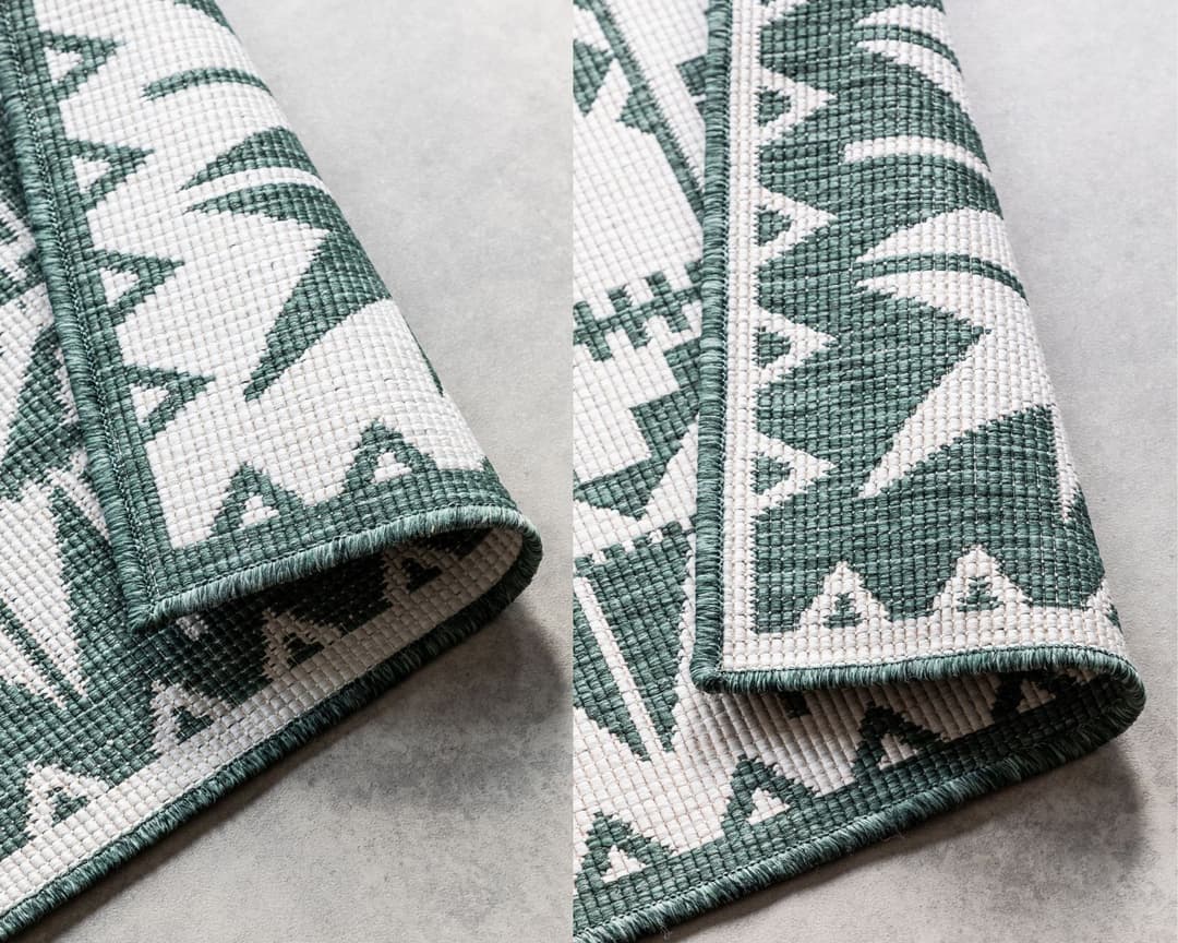 ELLE DECORATION Teppich Dynamic | Grün