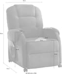 ATLANTIC home collection Relaxsessel Tobi | Braun 4