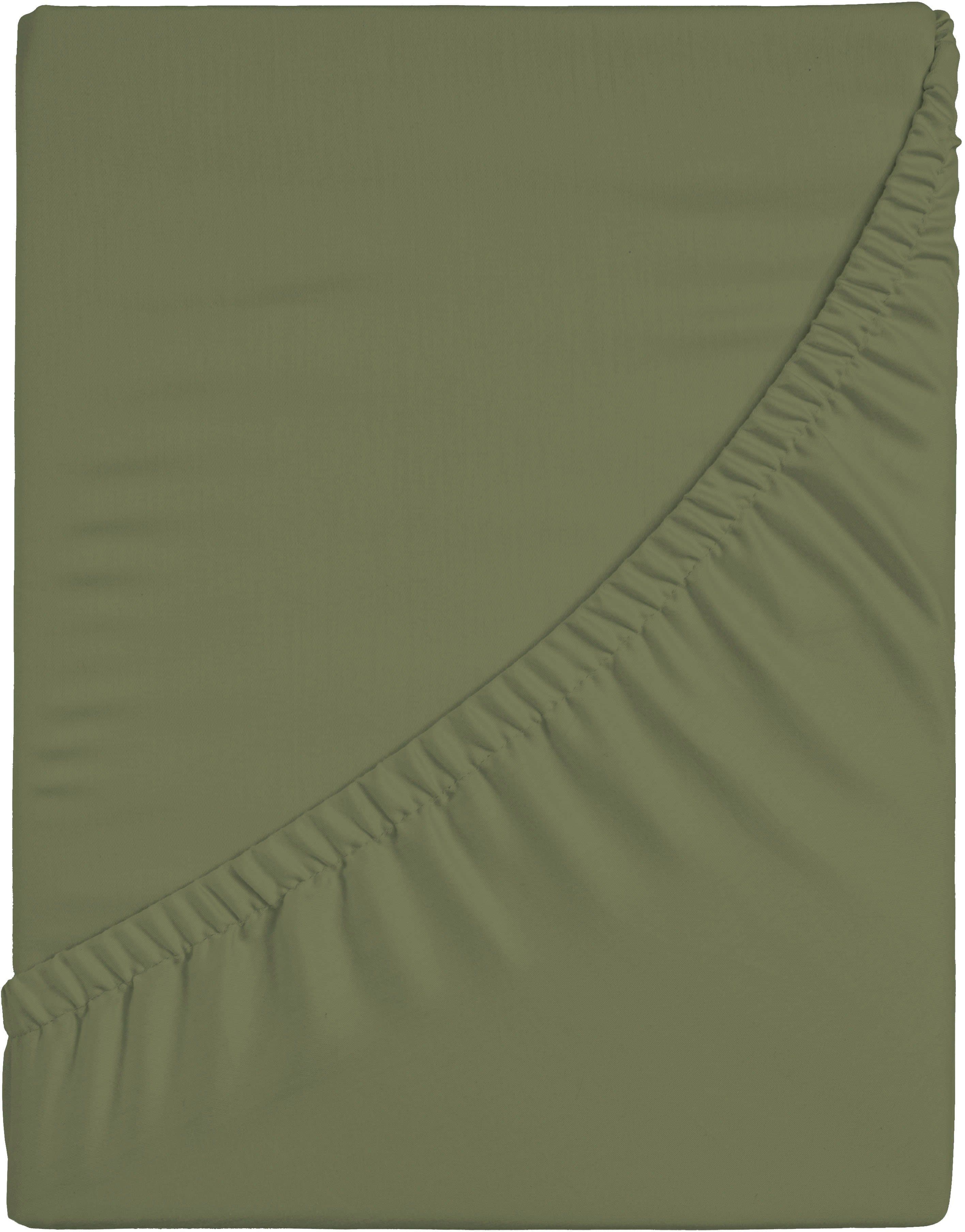 CASATEX Spannbettlaken Jersey-Elasthan | Grün