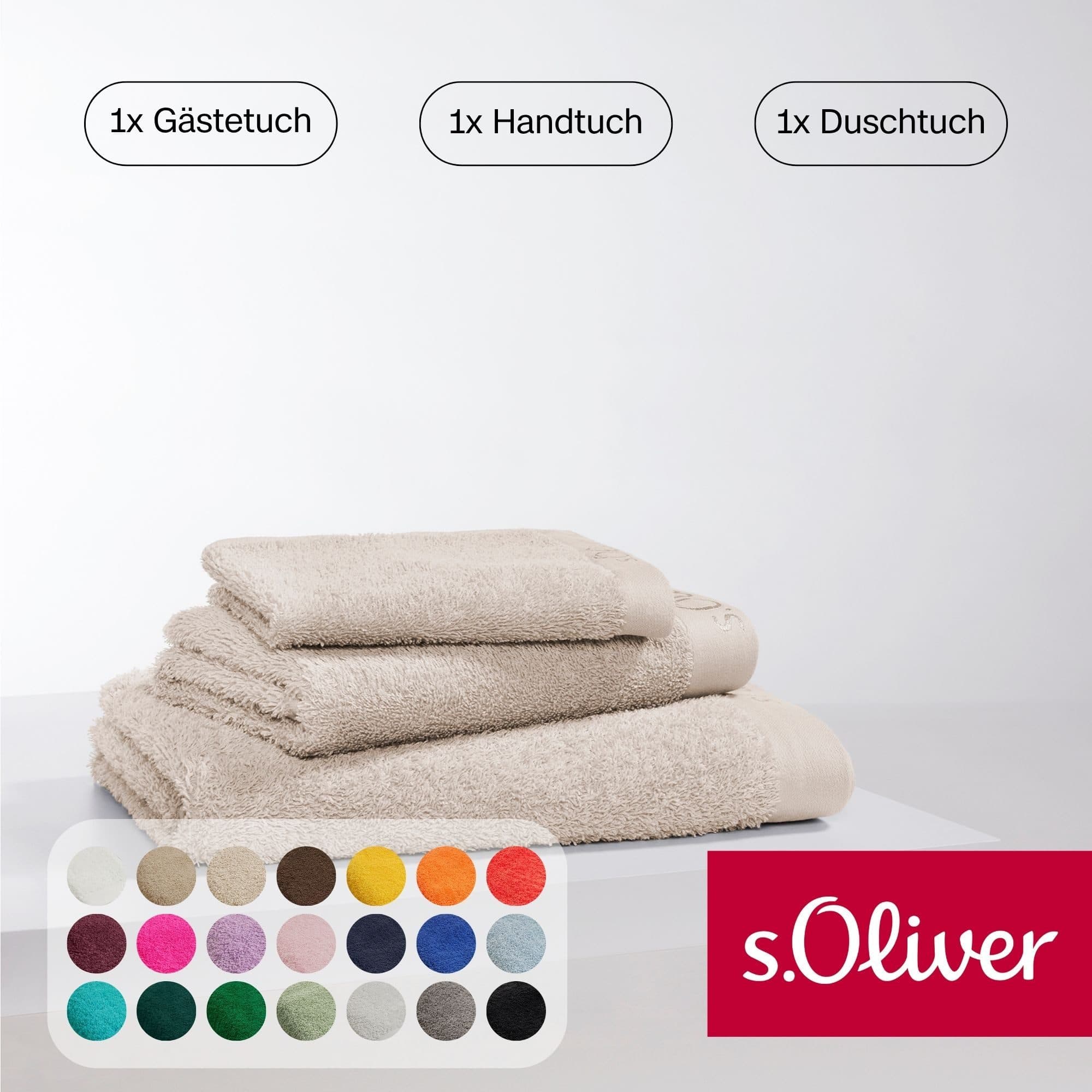 s.Oliver Handtuch Set | Beige