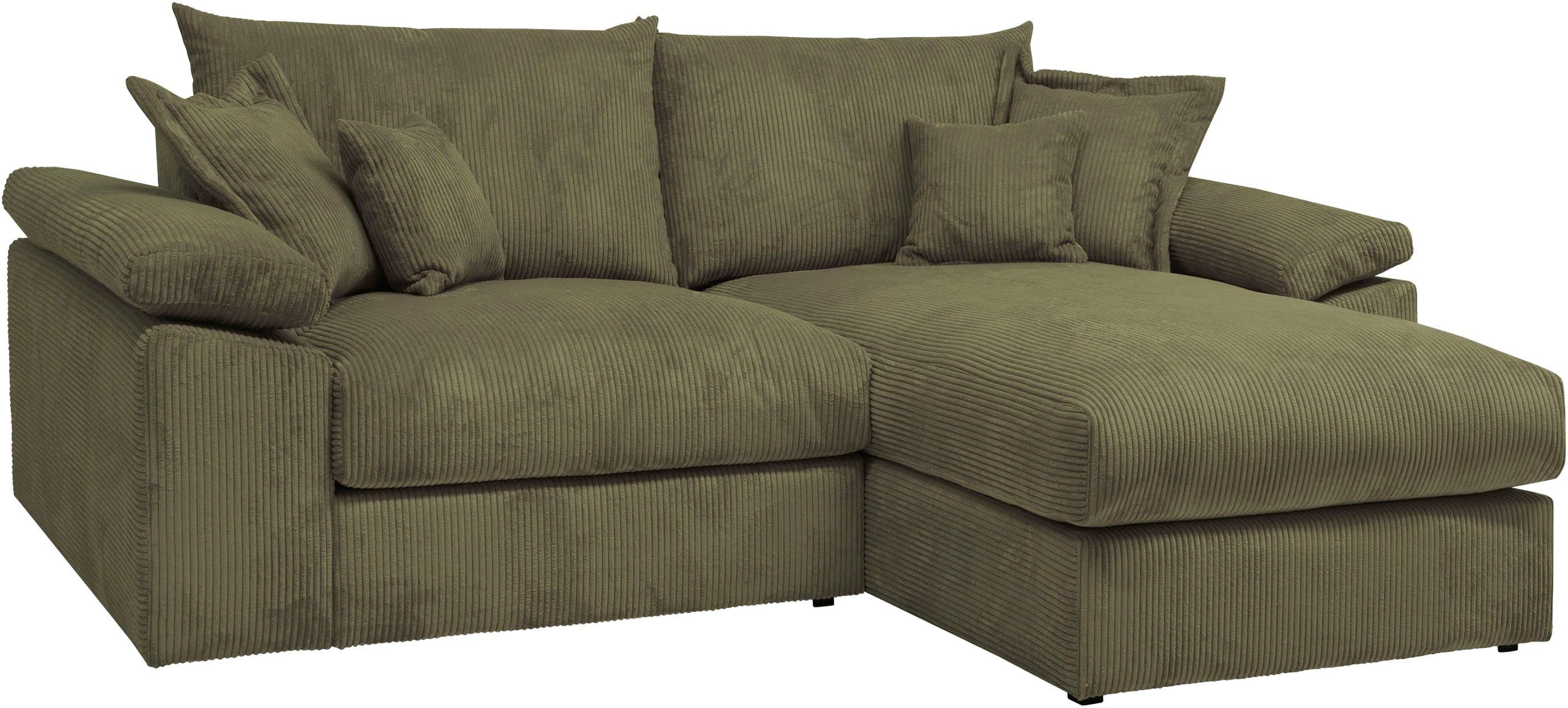Home affaire Ecksofa Soft&Cosy XL L-Form | Grün