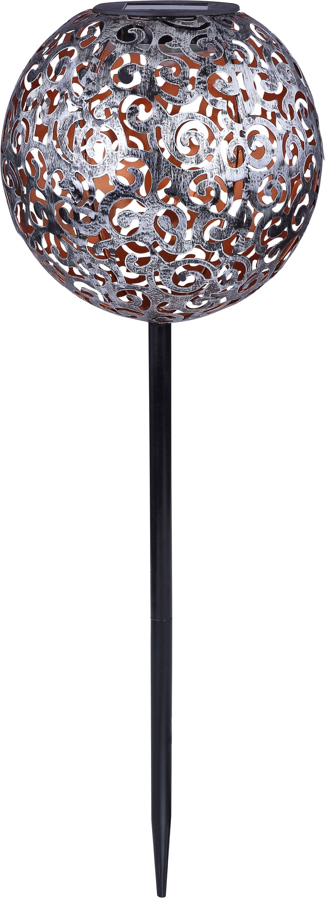 GLOBO LIGHTING SOLAR Solarleuchte | Silber