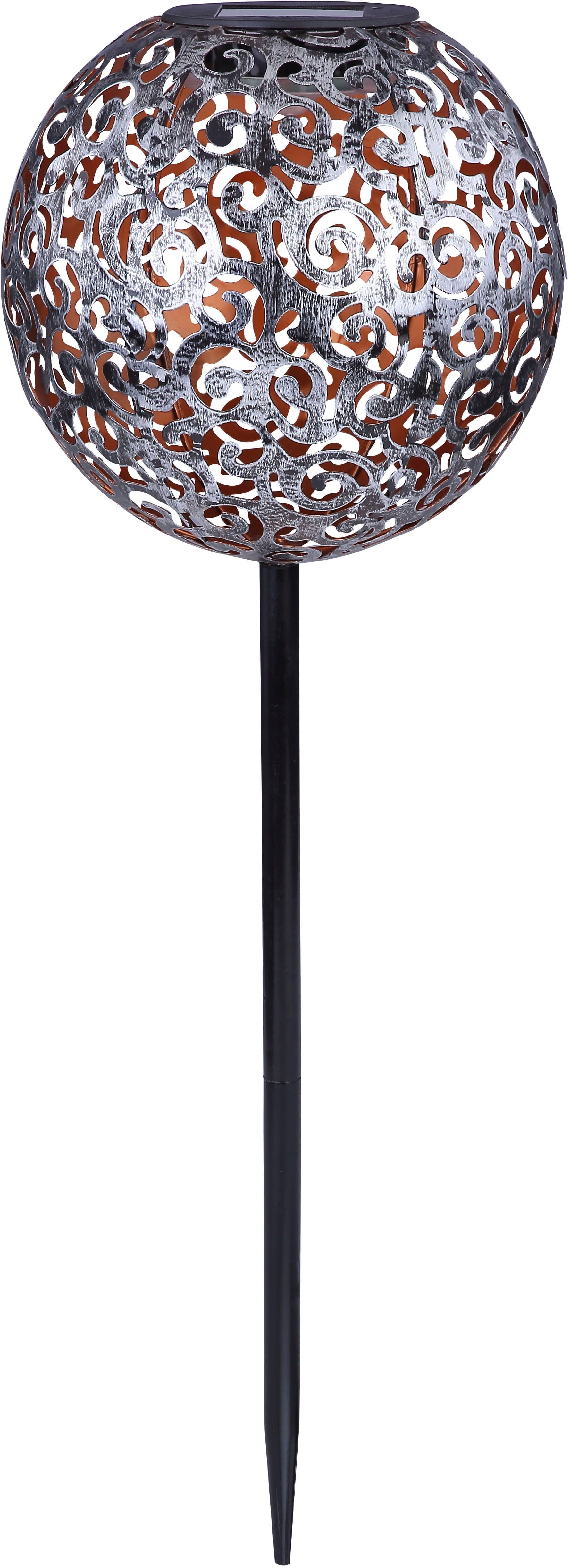 GLOBO LIGHTING SOLAR Solarleuchte | Silber