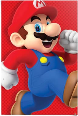 Reinders! Poster Super Mario Nintendo | Mehrfarbig