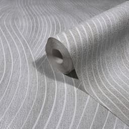 Marburg Vliestapete Wavy Stripes | Grau