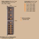 INOSIGN Garderobenschrank Malcesine | Mehrfarbig 5