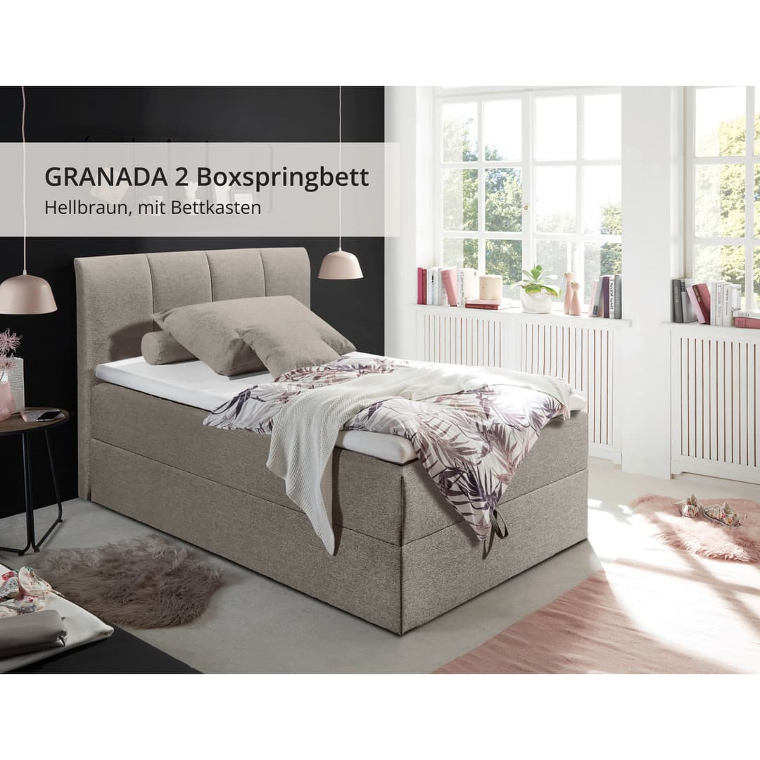 ED EXCITING DESIGN Boxbett "Granada" | Beige