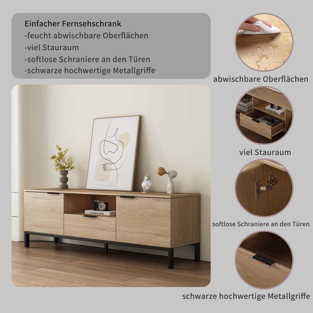 OTTO home TV-Board Jorinde | Holztöne