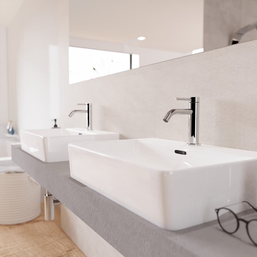 welltime Waschtischarmatur Toscana | Silber