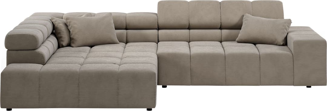 Home affaire Ecksofa Ancona | Braun