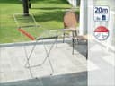 Leifheit Wäscheständer Siena 200 Aluminium | Silber 2