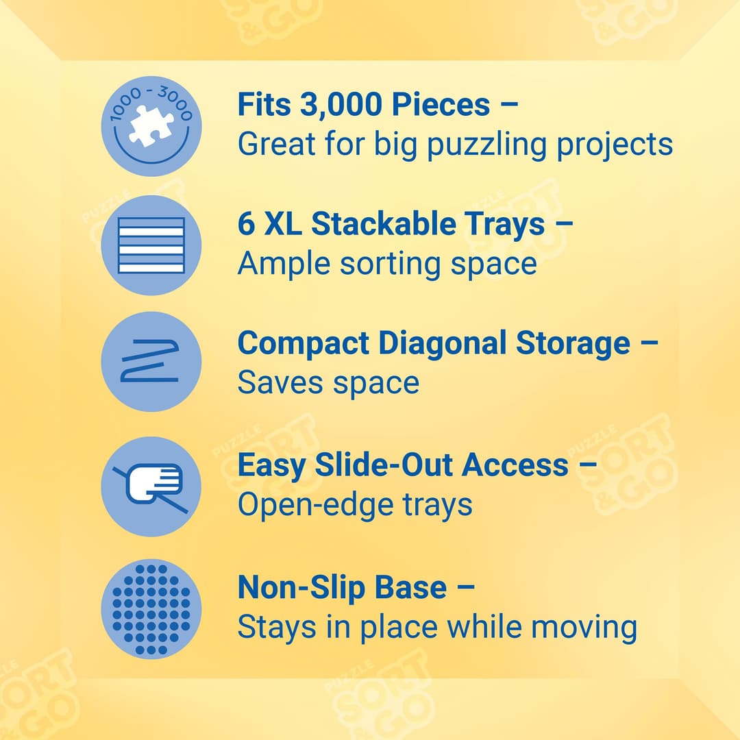 Ravensburger Puzzle Sort & Go Ultimate | Mehrfarbig