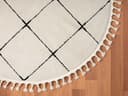 Myflair Möbel & Accessoires Hochflor-Teppich Moroccan Square | Weiß 3