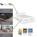 rauch Bett Einzelbett Doppelbett Stauraum FLEXX | Weiß 5