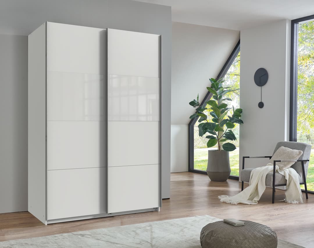 Wimex Schwebetürenschrank Bramfeld | Weiß