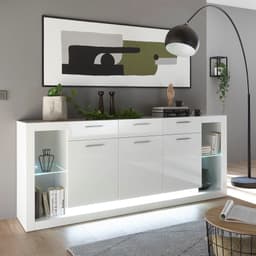 Home affaire Sideboard MERAN | Weiß