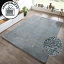 THEKO Wollteppich Gabbeh Motiv | Blau