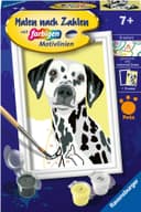 Ravensburger Malen nach Zahlen CreArt, Niedlicher Hund | Mehrfarbig