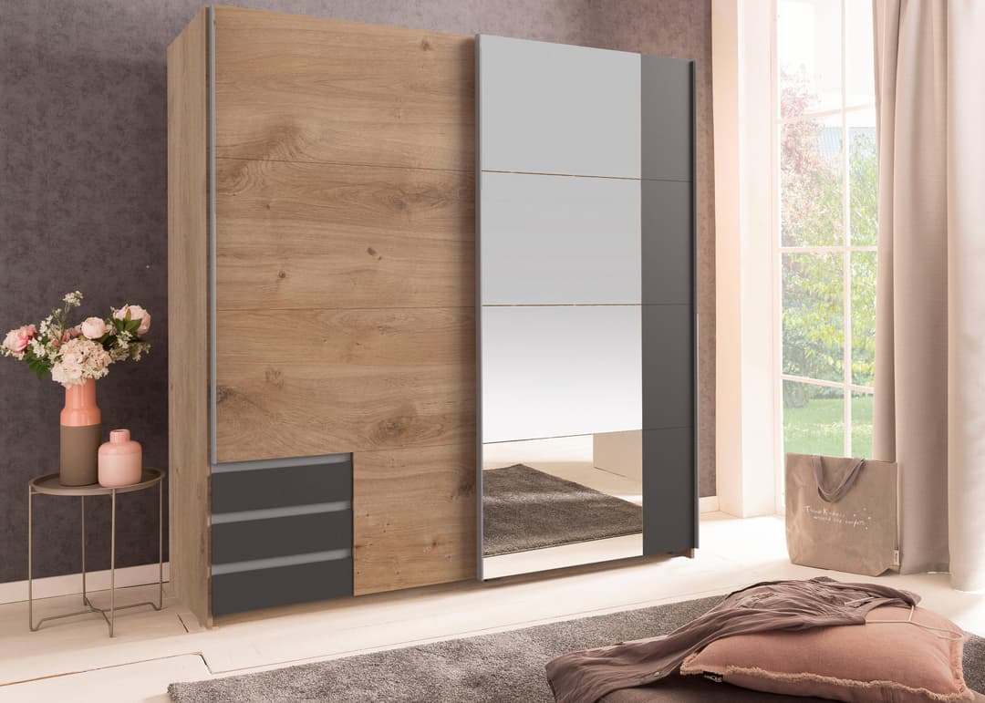 Wimex Schwebetürenschrank Emden | Holztöne