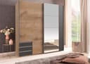Wimex Schwebetürenschrank Emden | Holztöne 3