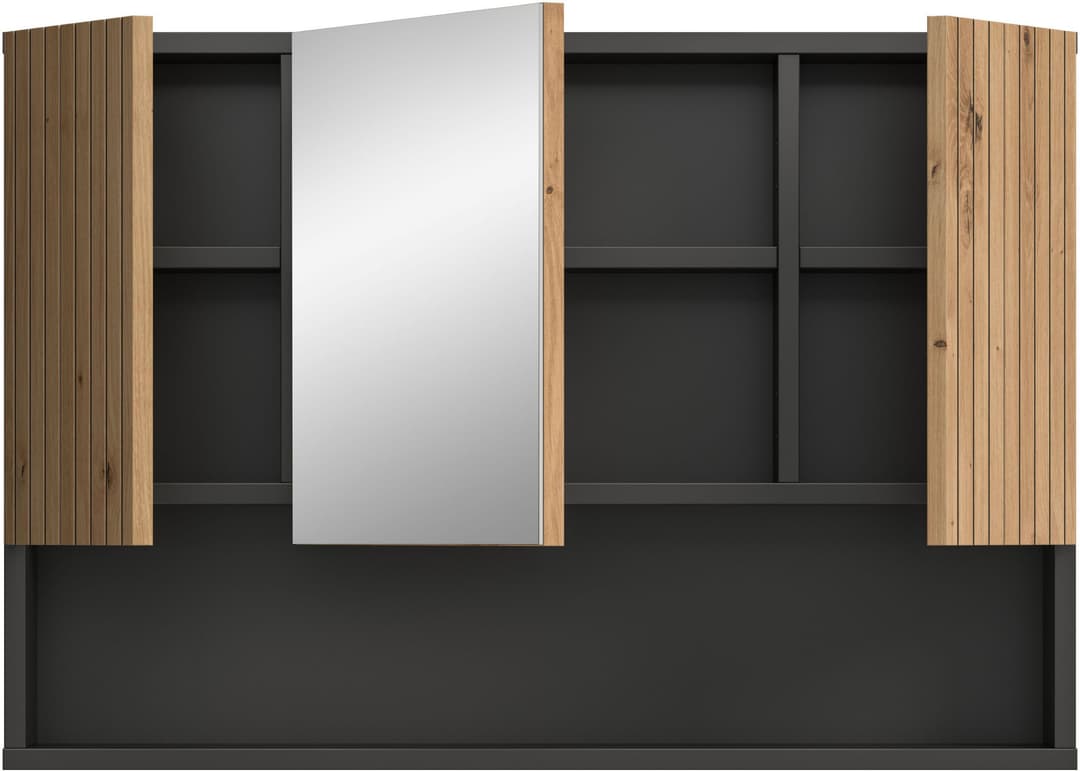 welltime Spiegelschrank MANI | Holztöne