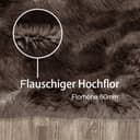 OTTO home Hochflor-Teppich Valeria | Braun 5