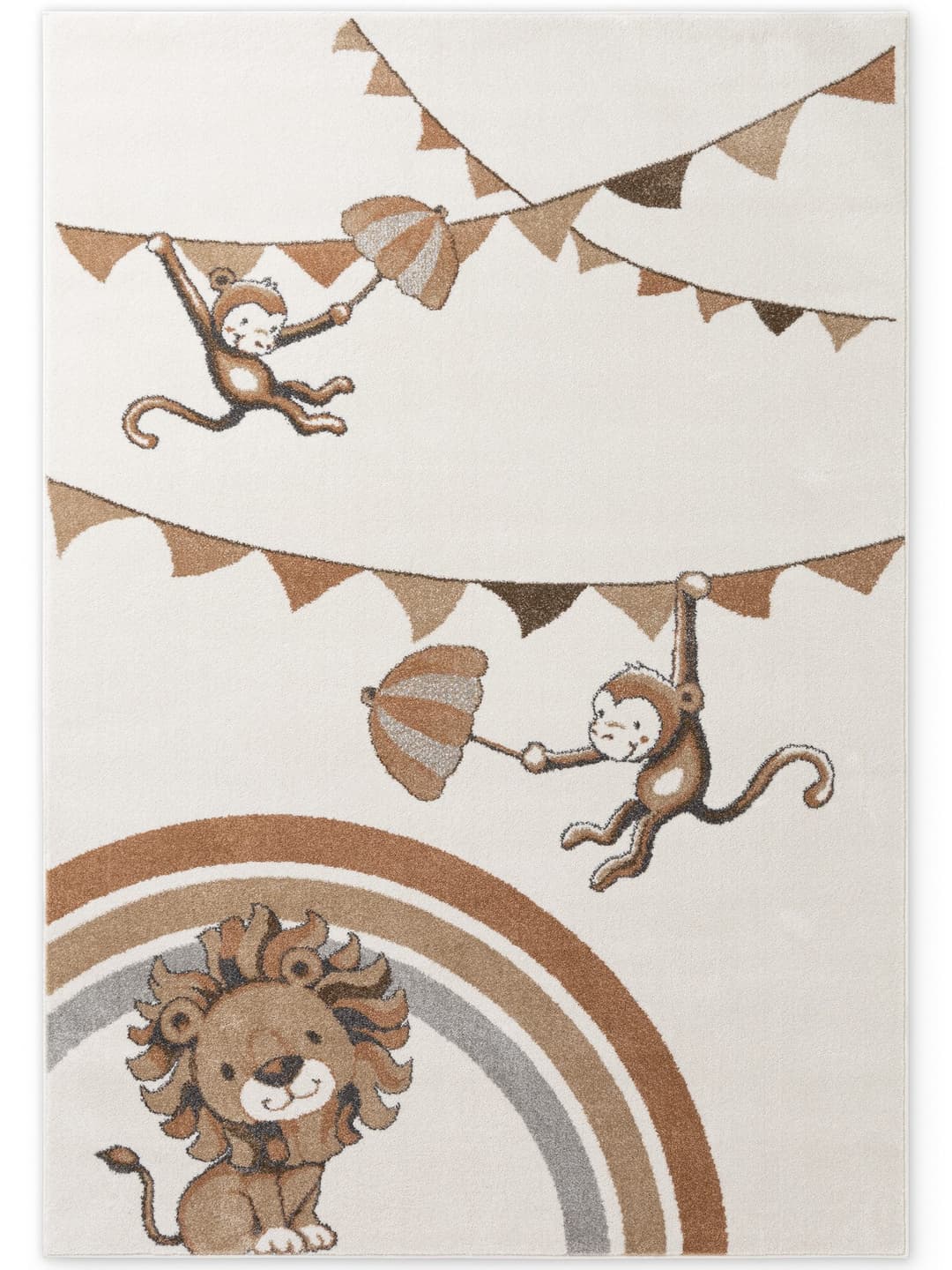 Villeroy & Boch Roar like a Lion Rainbow Party Kinderteppich | Beige
