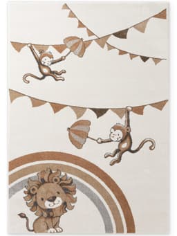 Villeroy & Boch Roar like a Lion Rainbow Party Kinderteppich | Beige