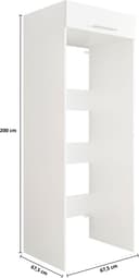 Laundreezy Mehrzweckschrank-Set LAUNDREEZY LDLK1 | Weiß 5