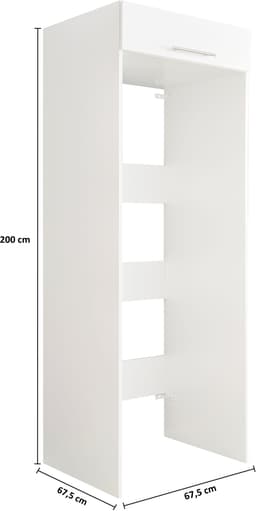 Laundreezy Mehrzweckschrank-Set LAUNDREEZY LDLK1 | Weiß