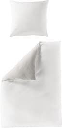 BIERBAUM Wendebettwäsche Modern Uni | Weiß