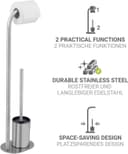 WENKO WC-Garnitur Levante | Silber 3