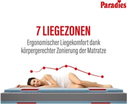 Taschenfederkernmatratze Paradies Prolife Strong XXL | Weiß