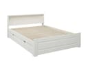 OTTO home Massivholzbett FLAVION | Weiß