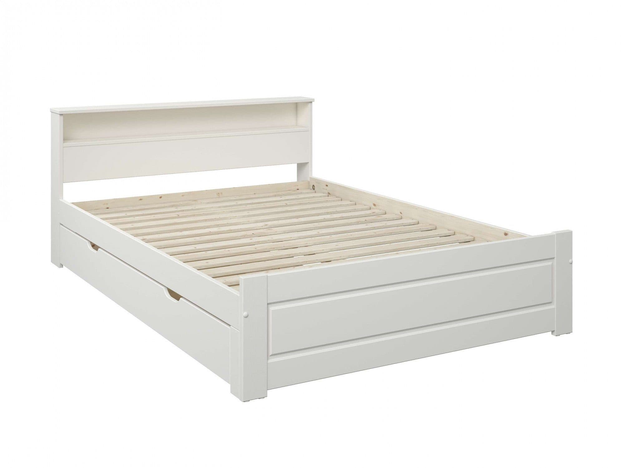OTTO home Massivholzbett FLAVION | Weiß