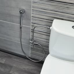CORNAT Handbrause Brause-Set für Bidet | Silber