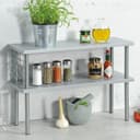 KESPER® Küchenregal mit 2 Ebenen | Grau 3