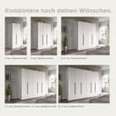 Home affaire Kleiderschrank Skarde | Weiß 4